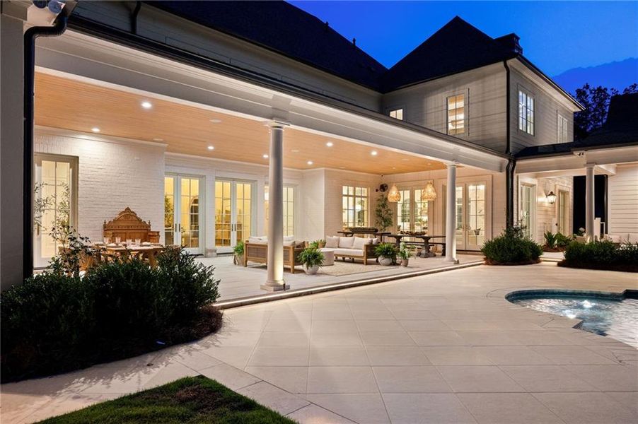Exterior details and patio area of a home in , Canton (Image 34). Exterior details and patio area of a home in , Canton (Image 34).