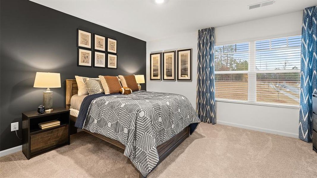 Furnished interior view inside a new home in Brooks Station, Dacula (Image 26).