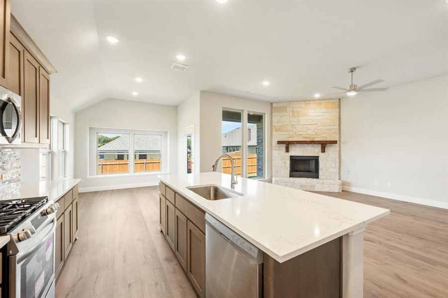 Furnished interior view inside a new home in Sunset Ridge, Alvarado (Image 12).