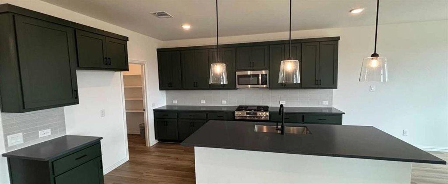 Kitchen Construction Progress featuring the Rosemary Collection