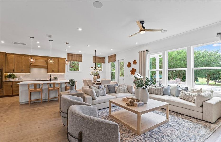 Furnished interior view inside a new home in Ashworth Estates, Powder Springs (Image 6).