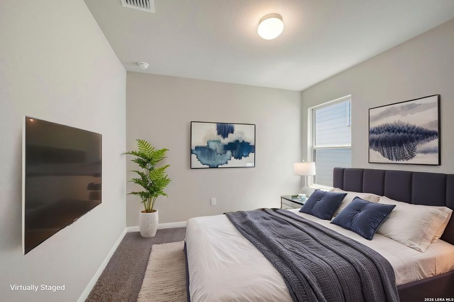 Furnished interior view inside a new home in Mesquite Ridge, San Antonio (Image 8).