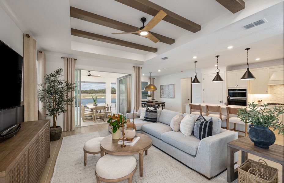 Representative furnished interior of a home built from the Mystique by Pulte Homes in Riversong, Parrish (Image 8).