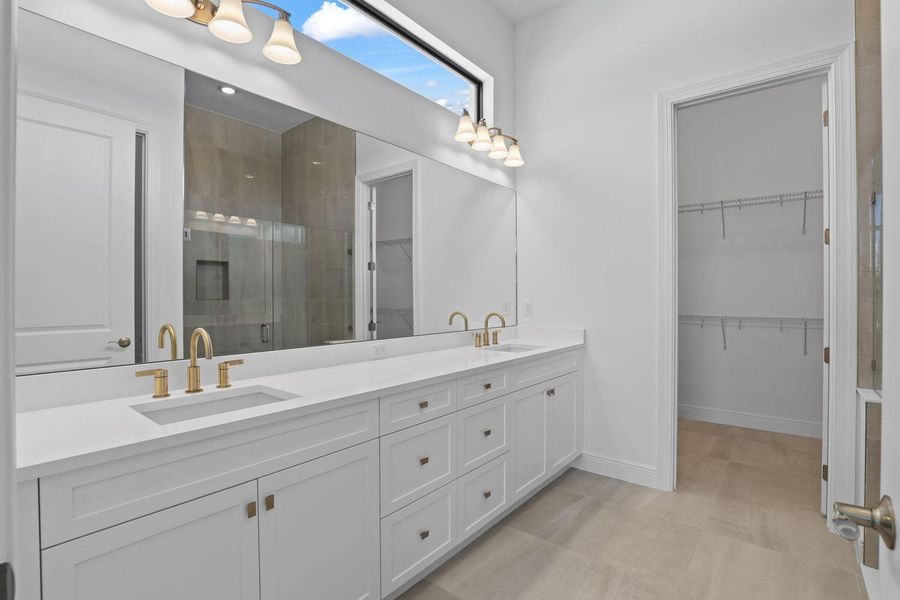 Furnished interior view inside a new home in Cresswind Palm Beach at Westlake, Westlake (Image 11).