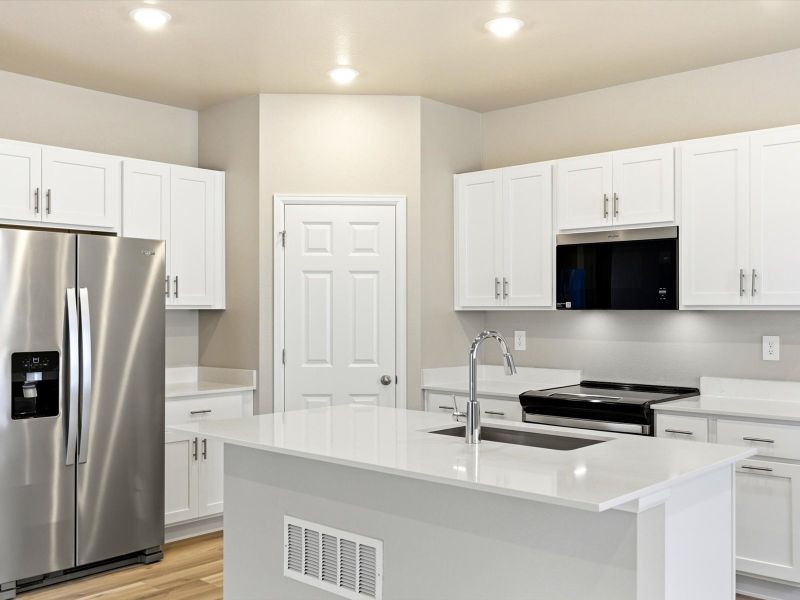Furnished interior view inside a new home in York Station, Thornton (Image 5).