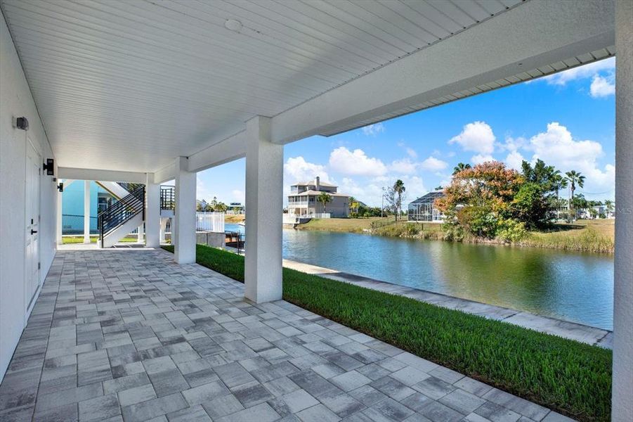 Exterior details and patio area of a home in , Hernando Beach (Image 34).
