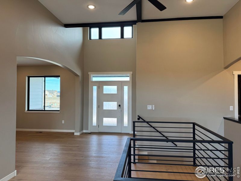 Many windows bathe this home in natural light