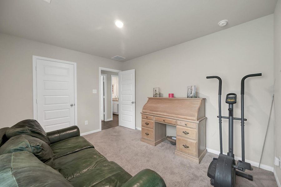 Second bedroom currently used as an office.