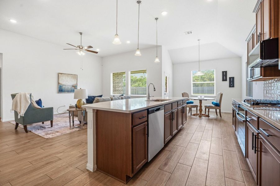 Furnished interior view inside a new home in , League City (Image 15).