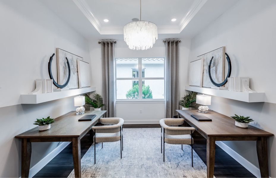 Flex space, perfect for a home office Flex space, perfect for a home office