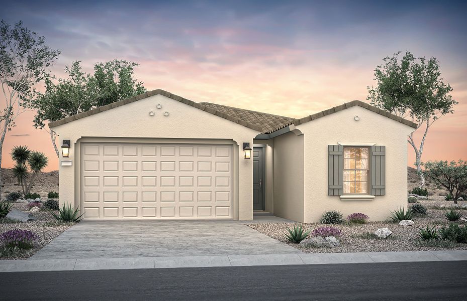 Representative exterior photo of a completed home built from the Bergamot by Pulte Homes in Alamar, Avondale, AZ (Image 4).