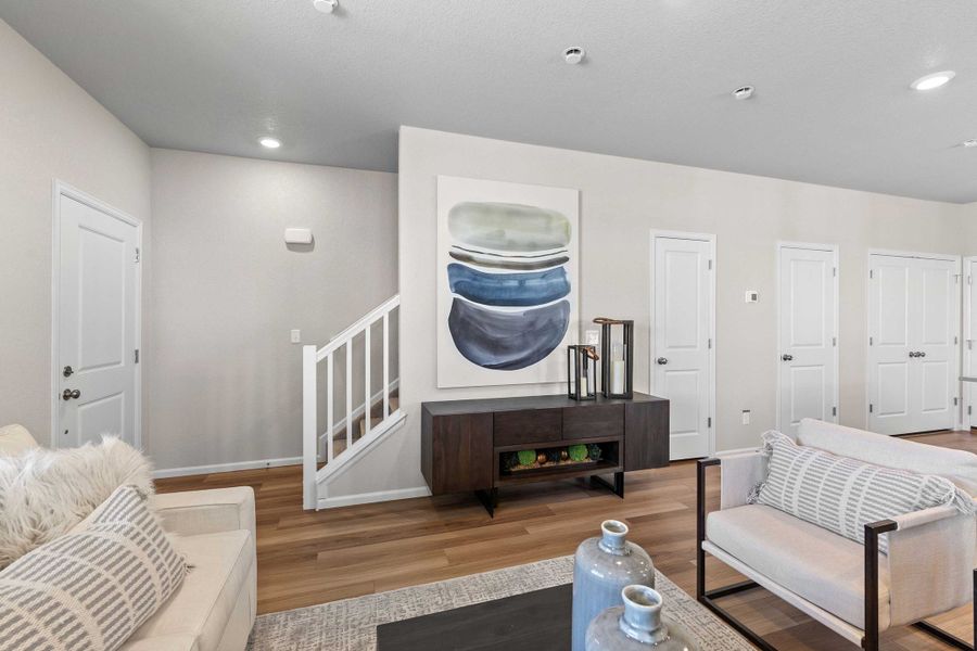 Furnished interior view inside a new home in Green Valley Ranch, Aurora (Image 11).