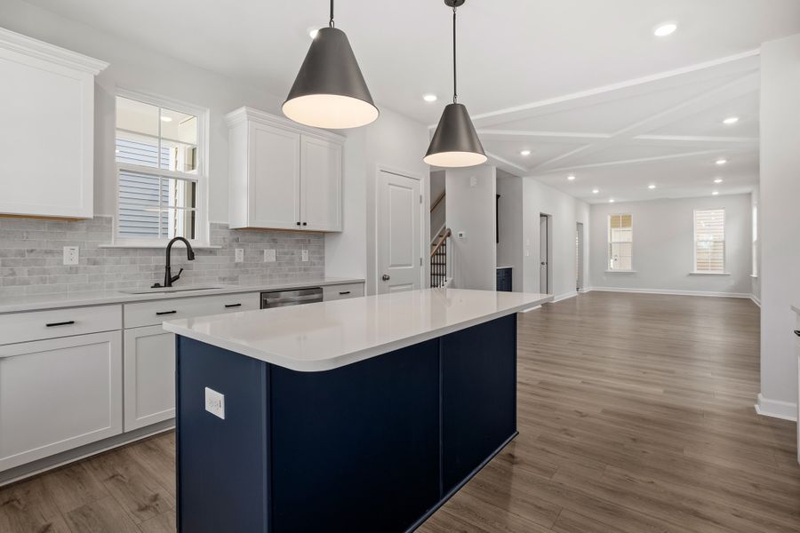 Furnished interior view inside a new home in Renaissance at White Oak, Garner (Image 7).