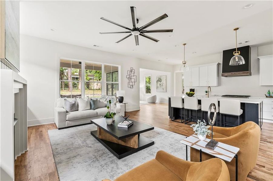Furnished interior view inside a new home in , Decatur (Image 54). Furnished interior view inside a new home in , Decatur (Image 54).