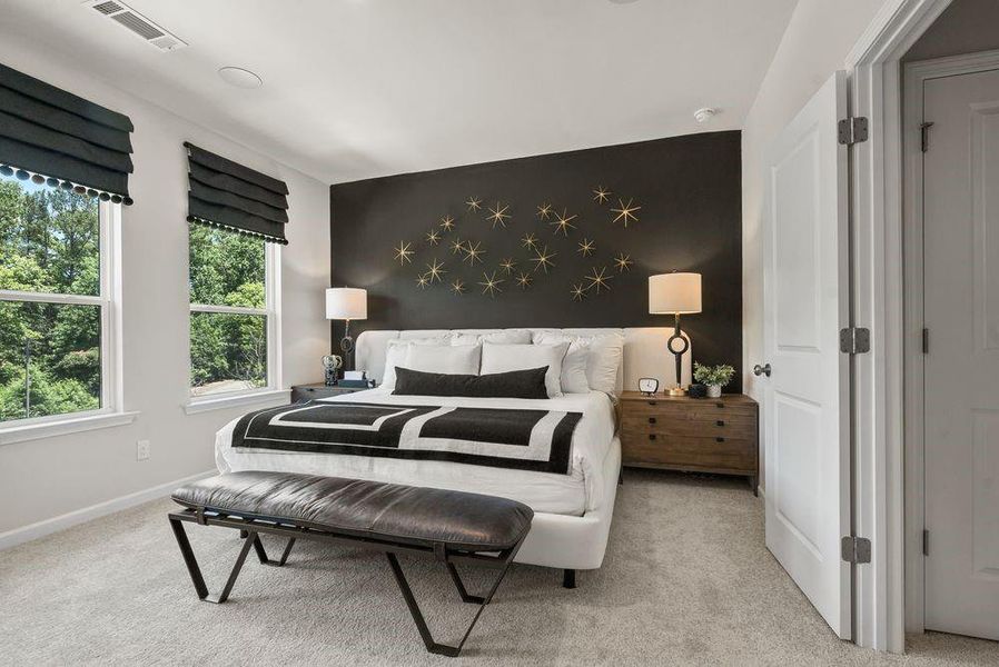 Furnished interior view inside a new home in Alder Creek, Cumming (Image 27).