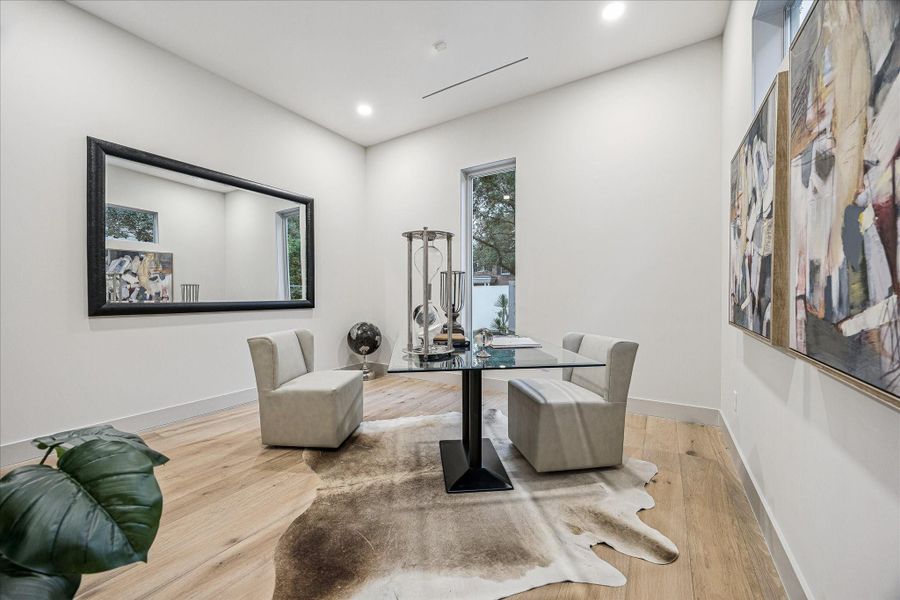 Furnished interior view inside a new home in , Houston (Image 37).