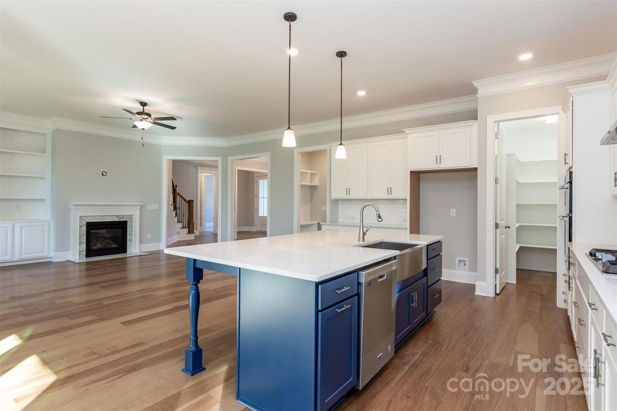 Furnished interior view inside a new home in , Tega Cay (Image 2).