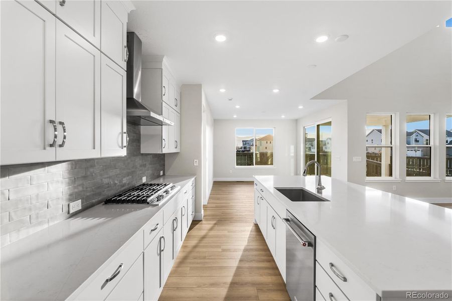 Furnished interior view inside a new home in Stargaze at Solstice, Littleton (Image 16).