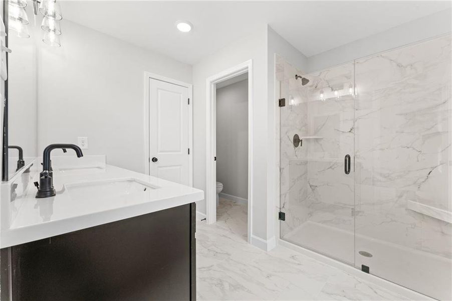 Furnished interior view inside a new home in Cherokee Township, Acworth (Image 10).