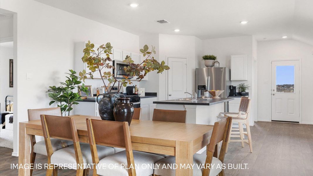 Furnished interior view inside a new home in Wayside, Uhland (Image 7).