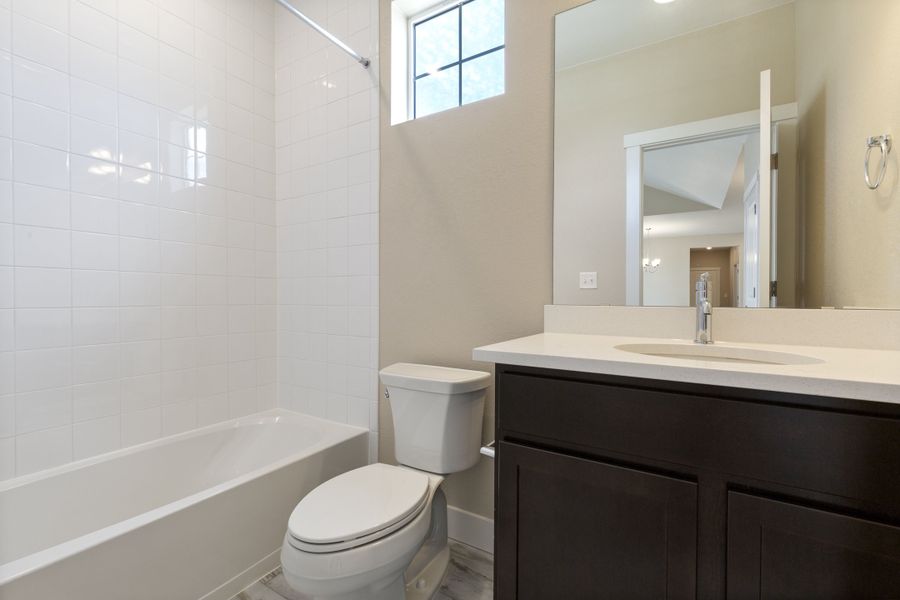 Discover luxury in this modern bathroom, showcasing sleek residential architecture design.