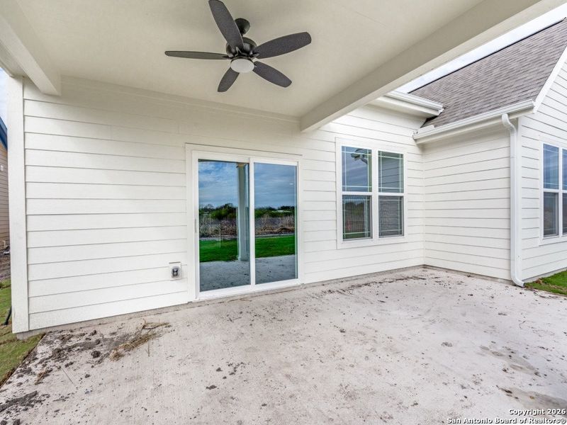 Exterior details and patio area of a home in Marion Park, Marion (Image 16).
