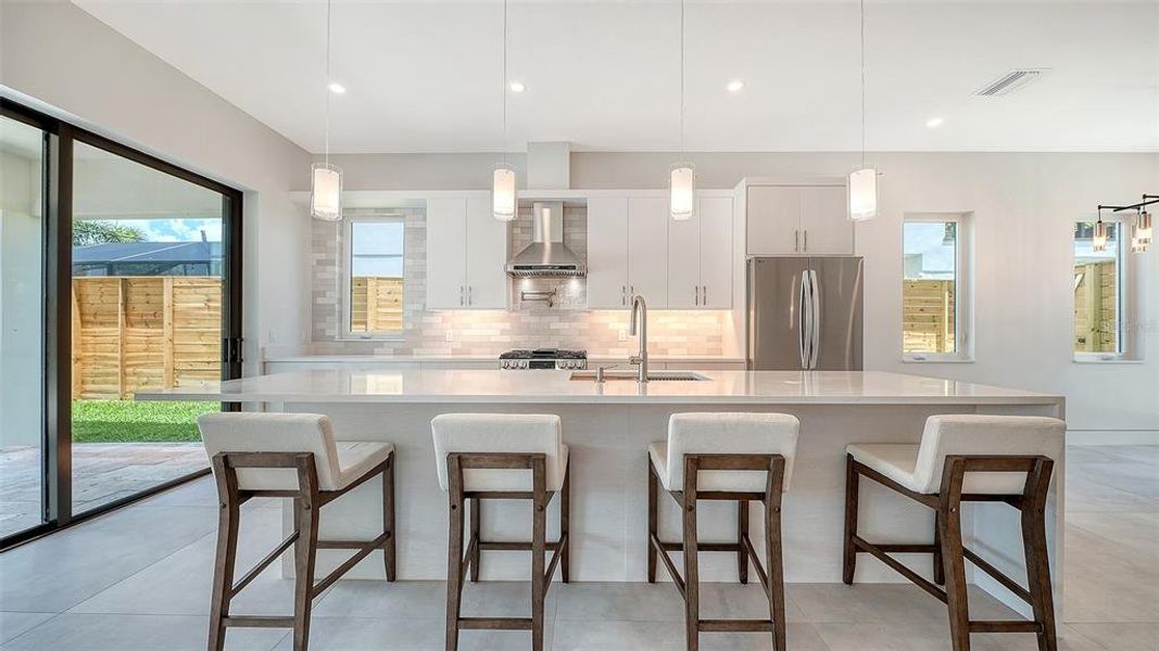 Furnished interior view inside a new home in , Sarasota (Image 7).