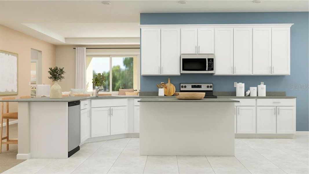 Furnished interior view inside a new home in Bronson's Ridge, Apopka (Image 3).