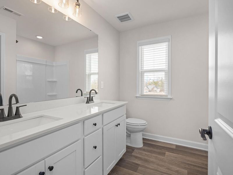 Furnished interior view inside a new home in Tobacco Road, Angier (Image 10).