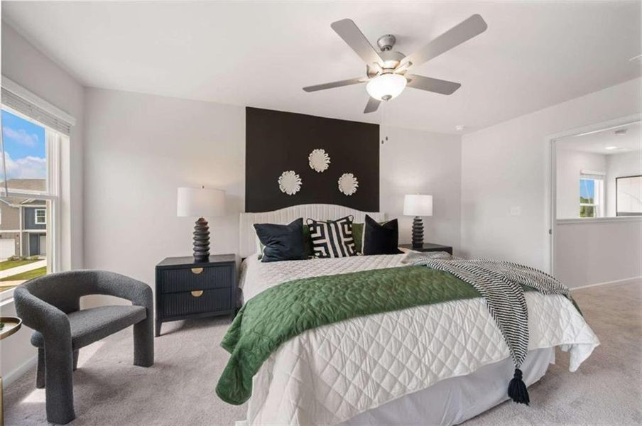 Furnished interior view inside a new home in Walden Park – The Collection, Jonesboro (Image 4). Furnished interior view inside a new home in Walden Park – The Collection, Jonesboro (Image 4).