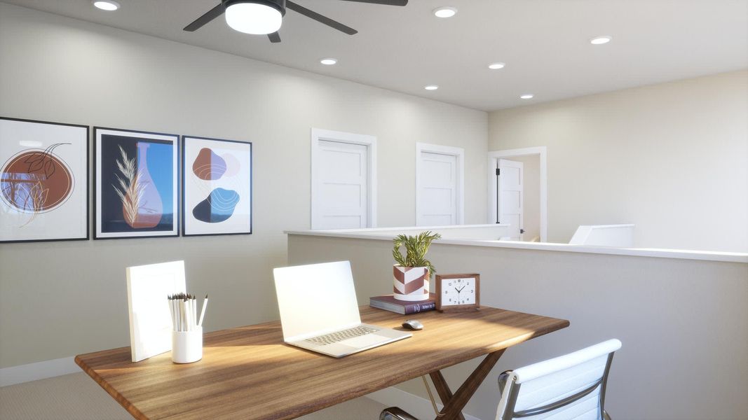 Loft | Micah | Ryegrass Collection – Freedom at Anthem in Kyle, TX by Landsea Homes