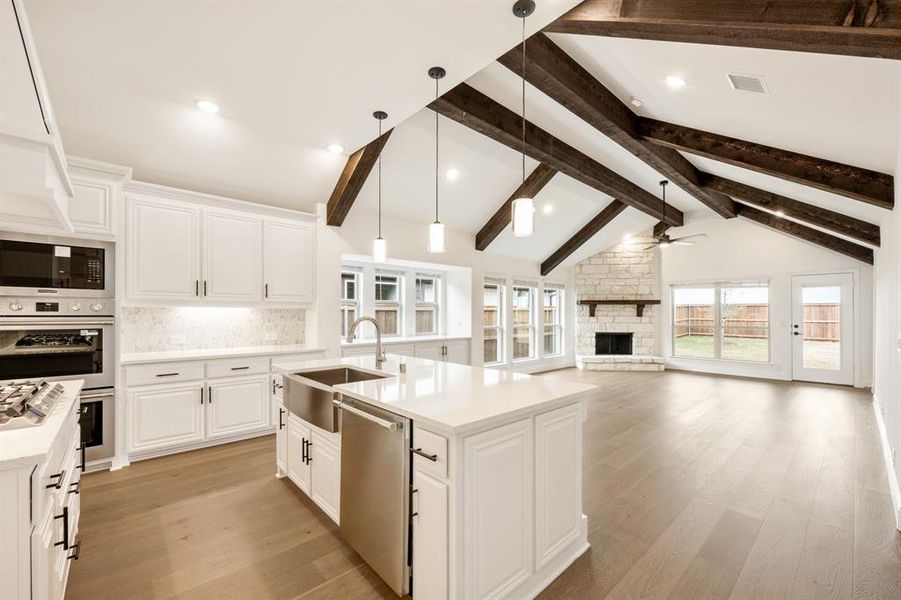 Furnished interior view inside a new home in Meraki, Forney (Image 8).