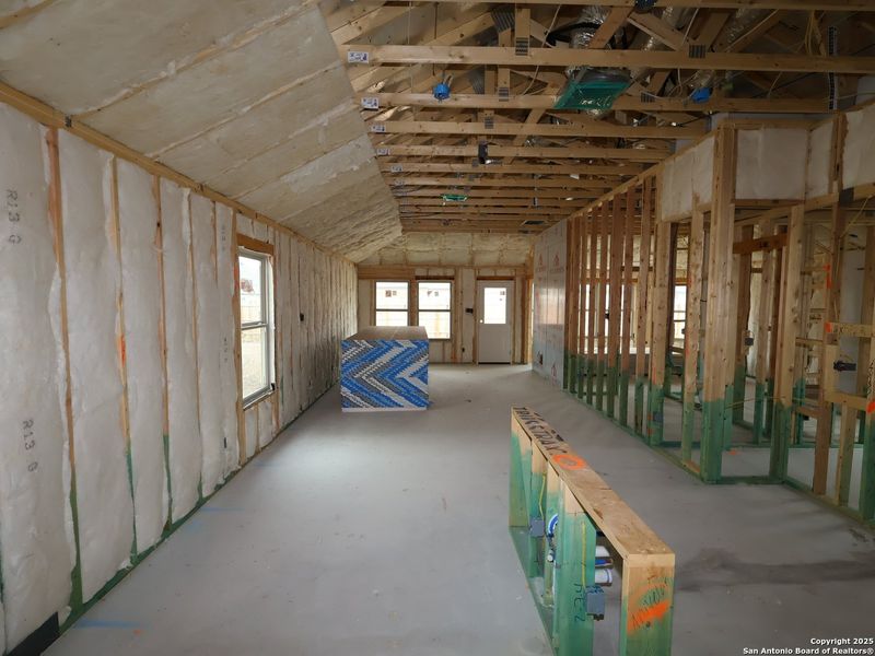 In-progress construction of a new home in Winding Brook, San Antonio, TX (Image 17).