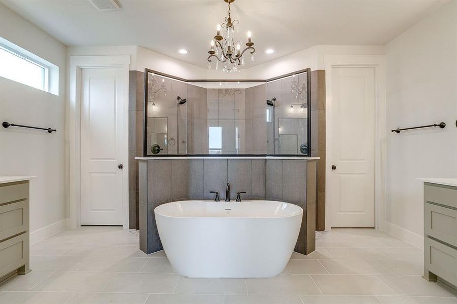 Furnished interior view inside a new home in , Waxahachie (Image 12).