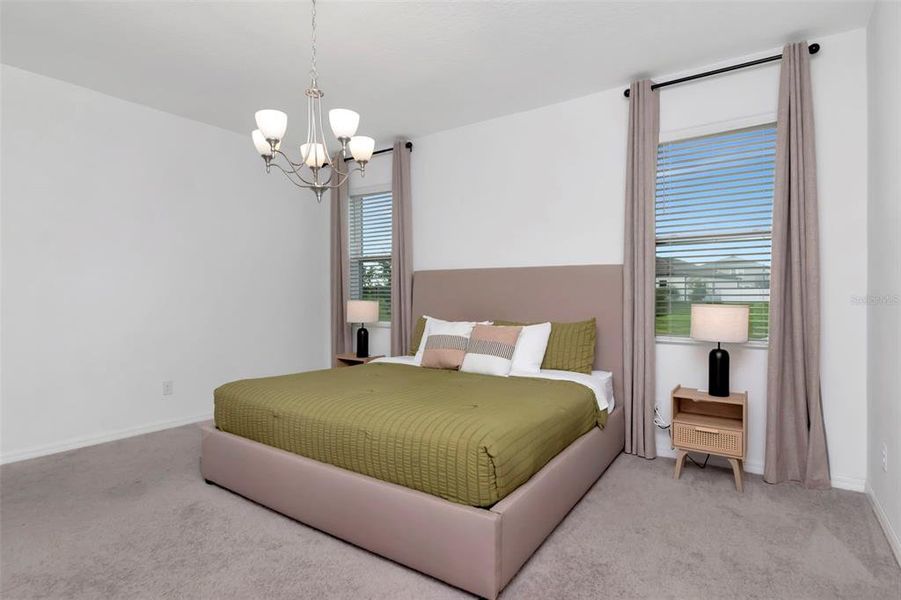 Furnished interior view inside a new home in , Davenport (Image 36).