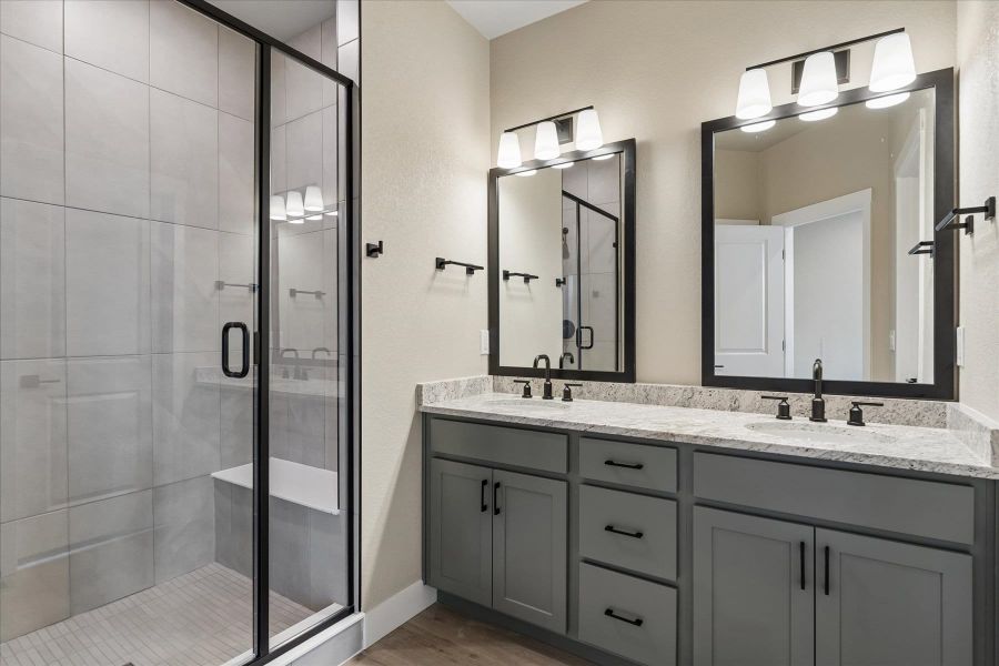 Furnished interior view inside a new home in Aspen Meadows-4, Colorado Springs (Image 14).