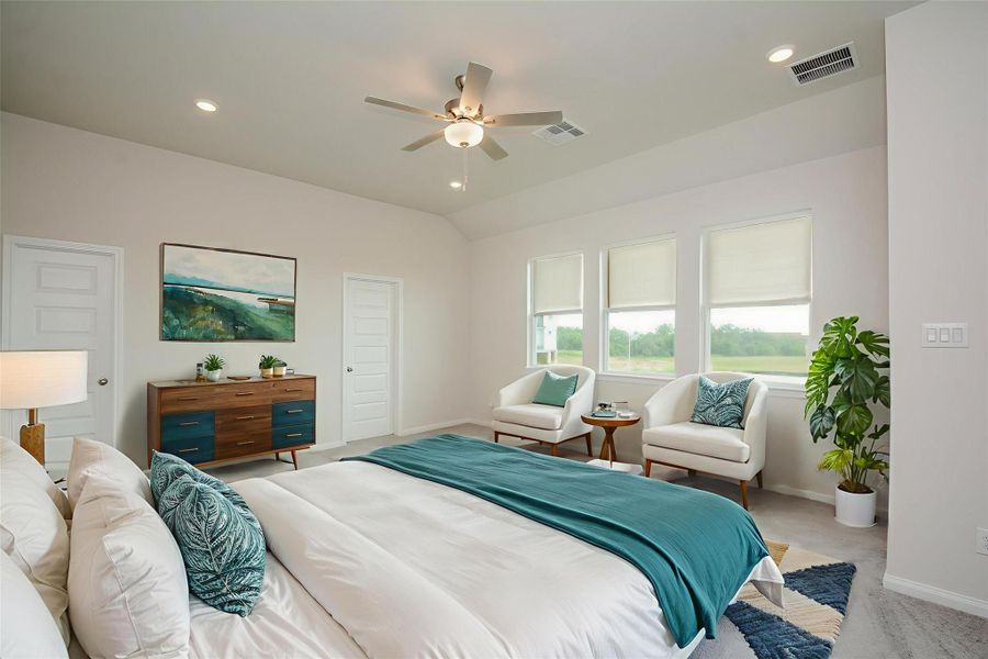 Walk into this lovely owner's suite.