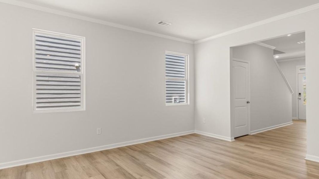 Spacious, unfurnished interior of a new home in Braselton Village, Braselton (Image 28). Spacious, unfurnished interior of a new home in Braselton Village, Braselton (Image 28).