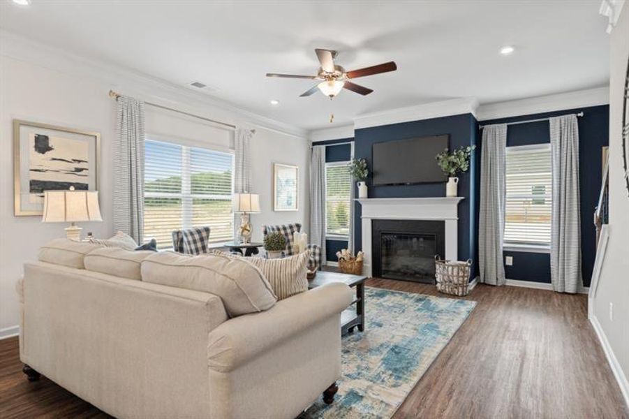 Furnished interior view inside a new home in Victoria Heights, Dallas (Image 14).