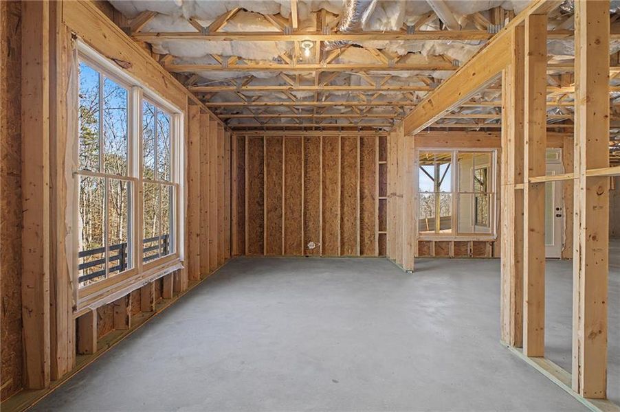 In-progress construction of a new home in Malone's Pond, Ball Ground, GA (Image 37).
