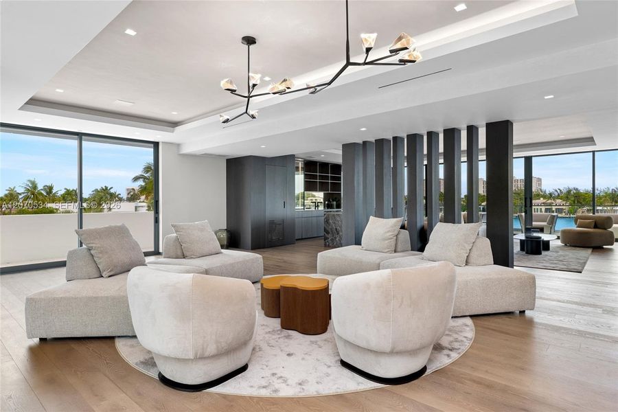 Furnished interior view inside a new home in , Fort Lauderdale (Image 16).