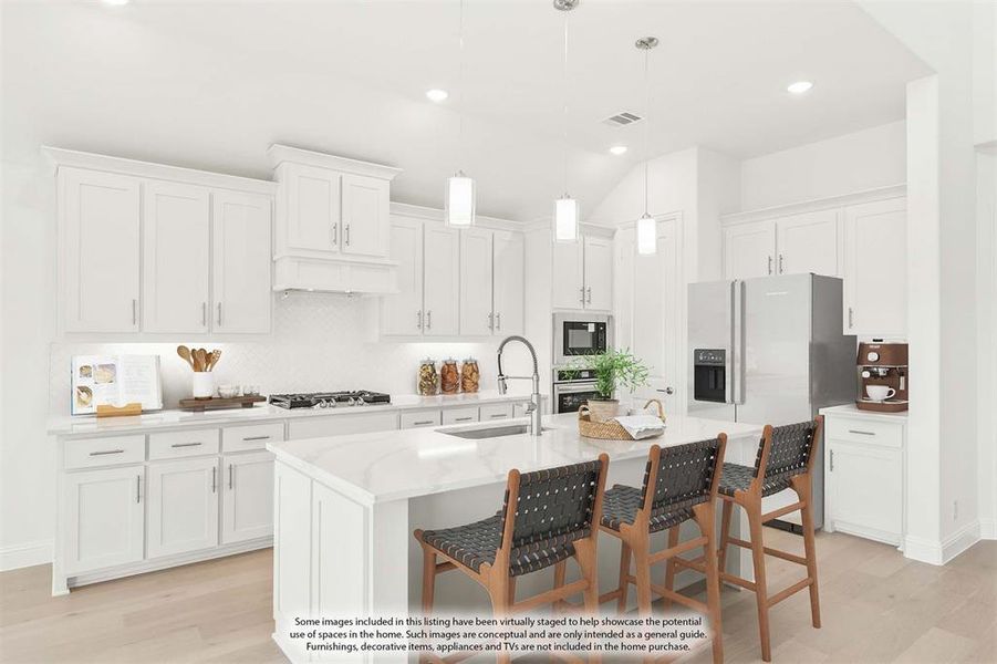 Furnished interior view inside a new home in Sutton Fields, Celina (Image 13). Furnished interior view inside a new home in Sutton Fields, Celina (Image 13).