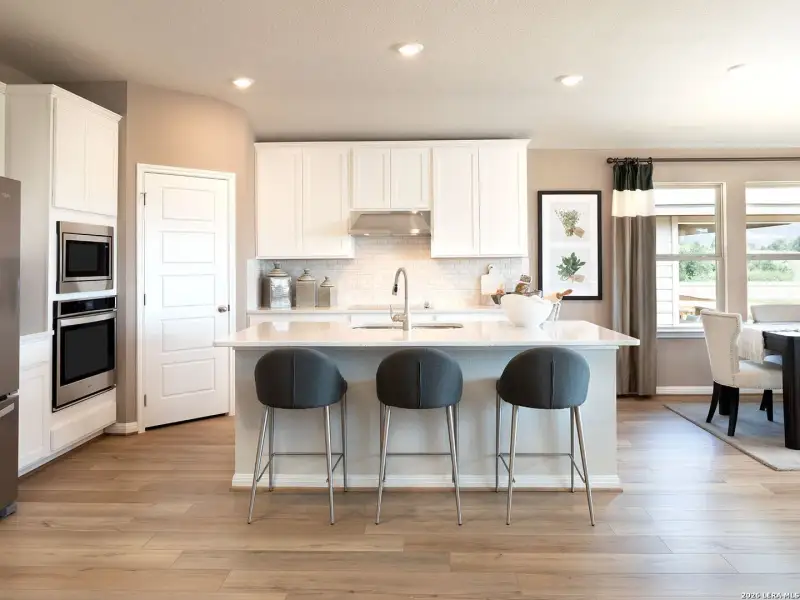 Furnished interior view inside a new home in , San Antonio (Image 10).