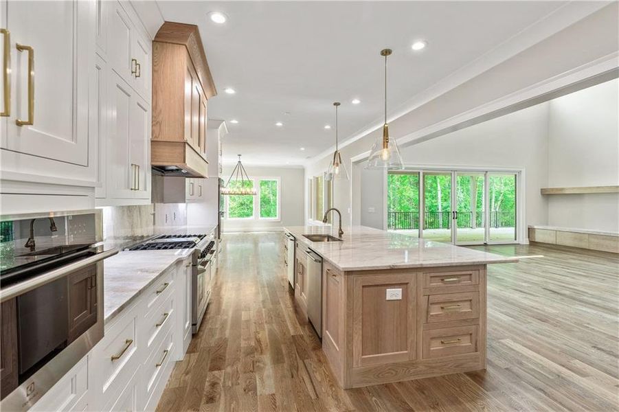 Furnished interior view inside a new home in , Newnan (Image 62).