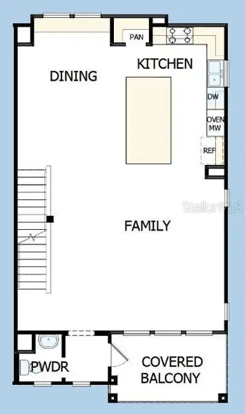 2D floor plan layout of this home in , Sarasota, FL (Image 5).
