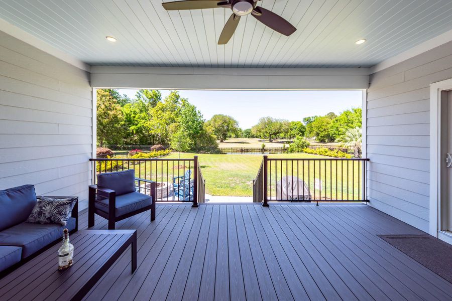 Exterior details and patio area of a home in , Charleston (Image 3).
