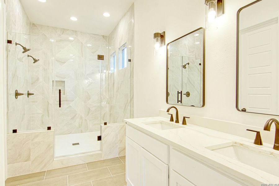 Furnished interior view inside a new home in , San Antonio (Image 8).