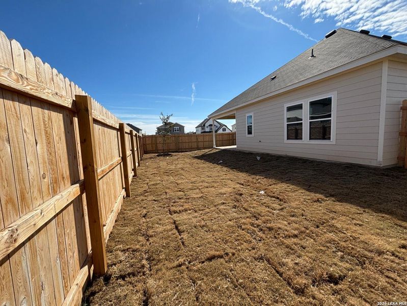 Exterior details and patio area of a home in Saddlebrook Ranch, Schertz (Image 19). Exterior details and patio area of a home in Saddlebrook Ranch, Schertz (Image 19).