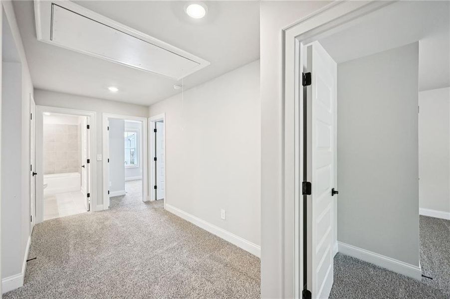 Spacious, unfurnished interior of a new home in Vines at Mill Creek - Legacy Series, Braselton (Image 19).