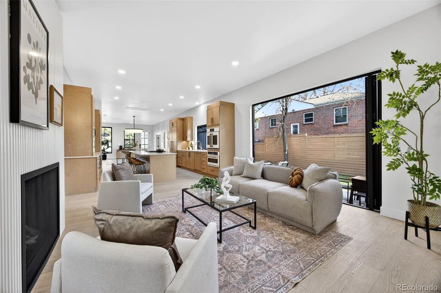 Furnished interior view inside a new home in , Denver (Image 19).
